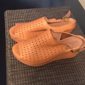 Leather Wrapped Wedge Sandals Nordstrom